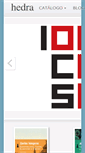 Mobile Screenshot of grafica.hedra.com.br