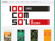Tablet Screenshot of grafica.hedra.com.br